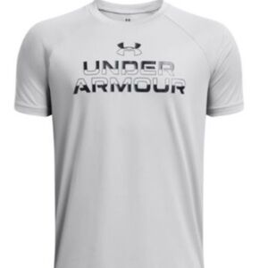 Under Armour Kid’s Gray Short Sleeve Tee Size YM